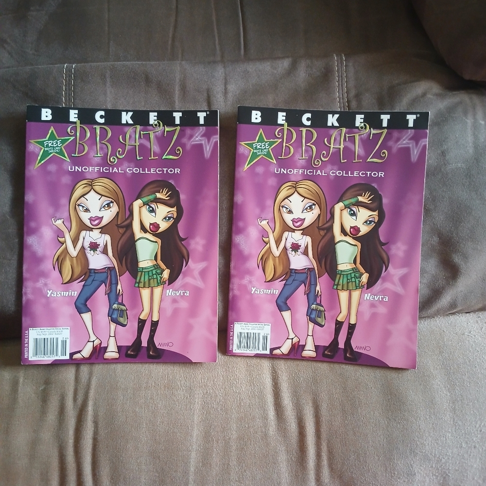 NWT Rare Bratz Yasmin and Nevr Unofficial Collector Magazine with Bratz Lot Of 2